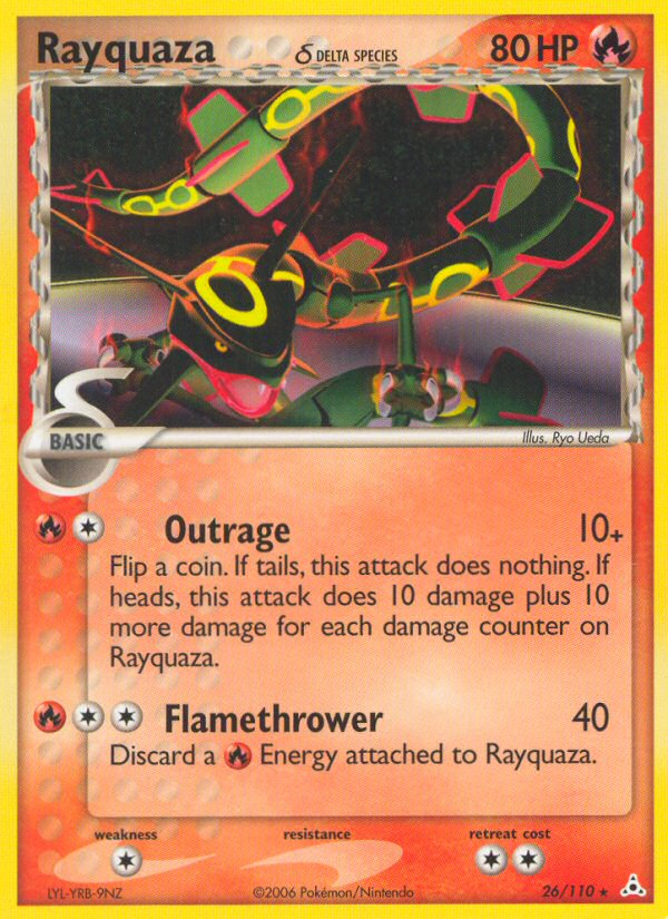 Unlimited Rayquaza δ ★ EX Holon Phantoms Rayquaza (26/110) (Delta Species) [EX: Holon Phantoms