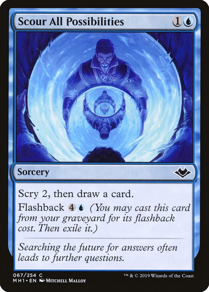 mtg scry 2 draw a card Read the Bones Mint / near mint condition trading card All 19 Whenever You Scry