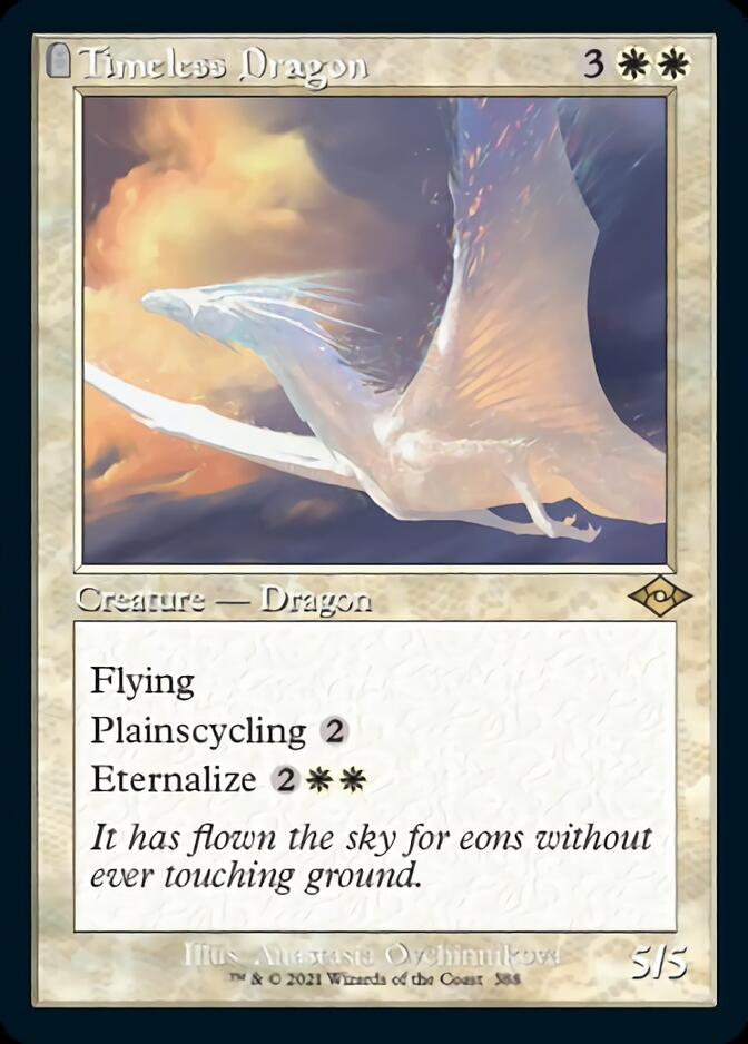 Timeless Dragon (Retro Etched Foil) [Modern Horizons 2]