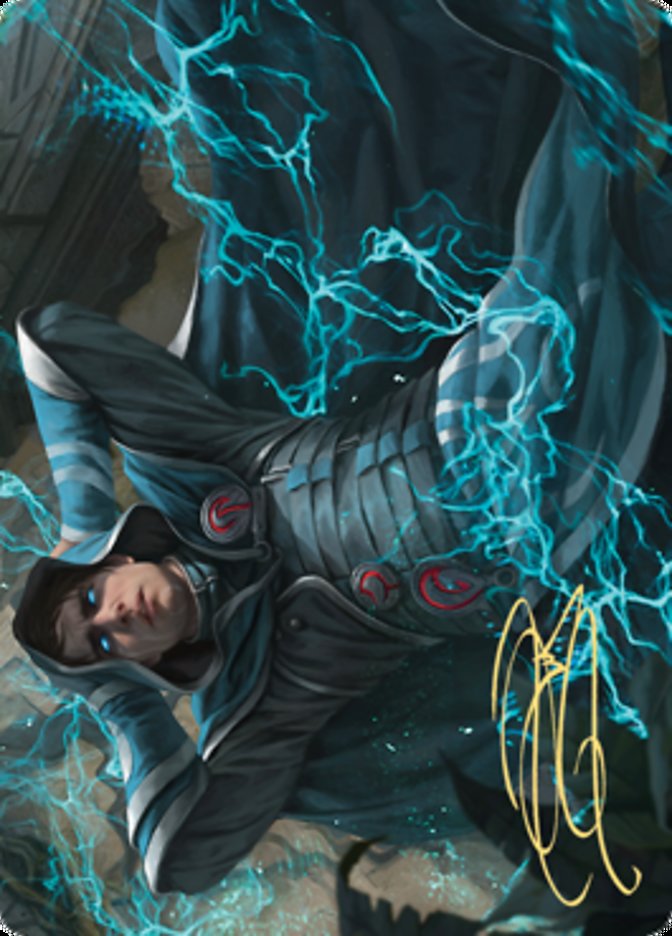Maddening Cacophony Art Card (Gold-Stamped Signature) [Art Series: Zendikar Rising]