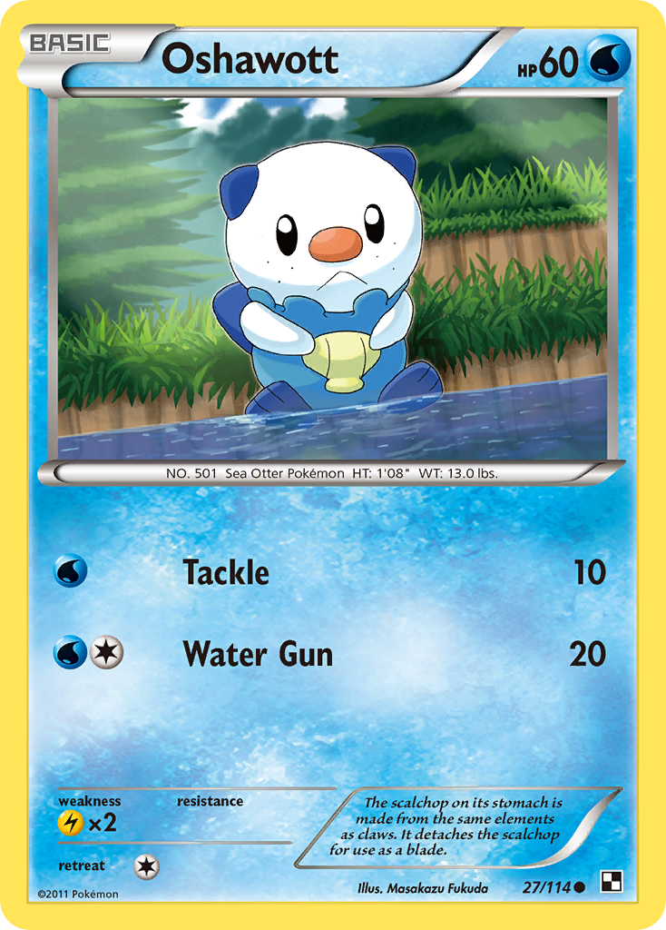 Oshawott [Black & White]