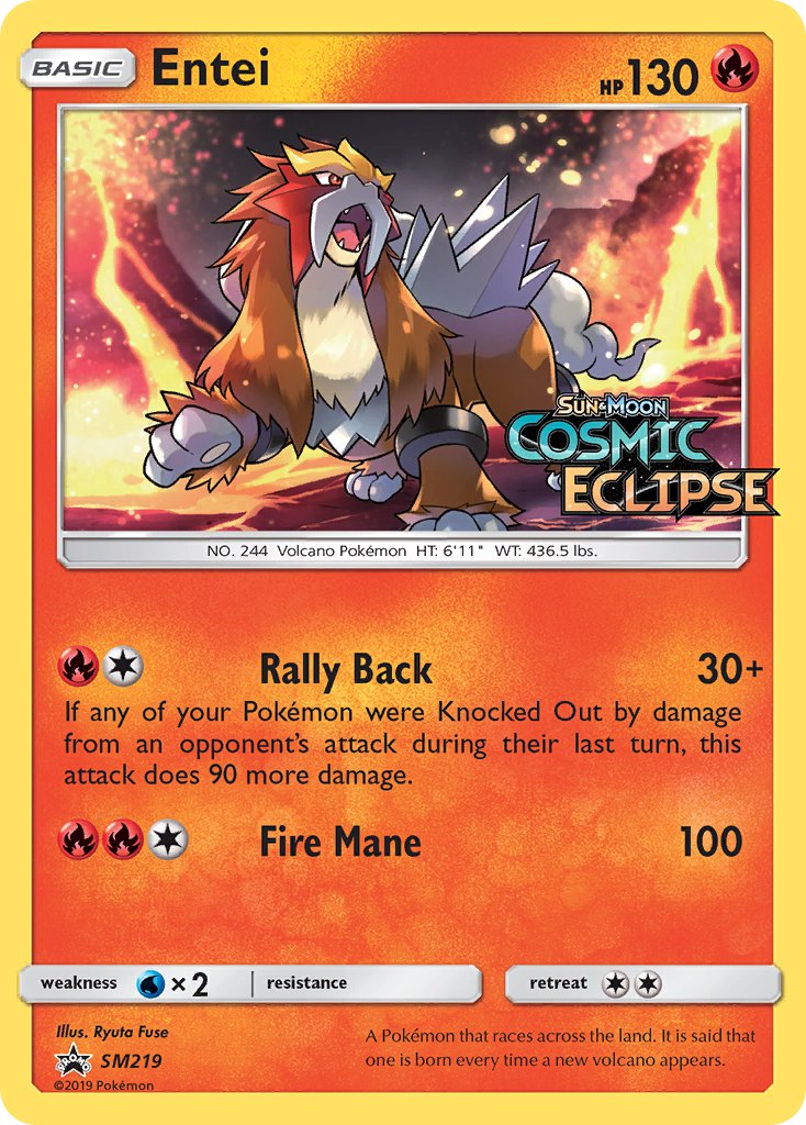 Entei [SM Black Star Promos]