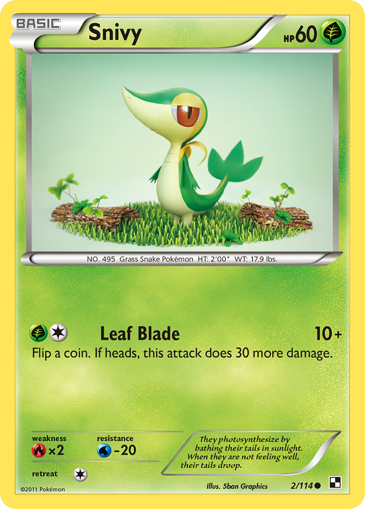 Snivy [Black & White]