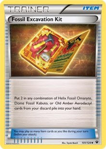 Fossil Excavation Kit [XY - Fates Collide]