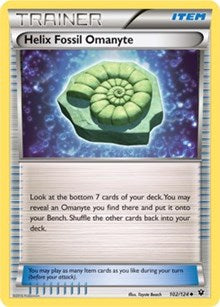 Helix Fossil Omanyte [XY - Fates Collide]