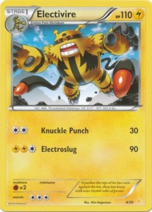 Electivire (4) [XY Trainer Kit: Pikachu Libre &amp; Suicune]