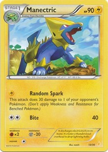 Manectric (13) [XY Trainer Kit: Pikachu Libre &amp; Suicune]