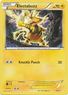 Electabuzz (23) [XY Trainer Kit: Pikachu Libre &amp; Suicune]