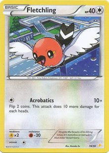 Fletchling [XY Trainer Kit: Pikachu Libre &amp; Suicune]