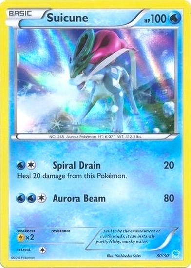 Suicune (30 - Holo) [XY Trainer Kit: Pikachu Libre &amp; Suicune]