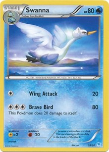 Swanna (18) [XY Trainer Kit: Pikachu Libre &amp; Suicune]