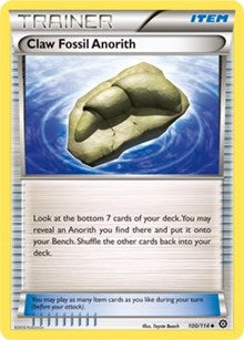 Claw Fossil Anorith [XY - Steam Siege]