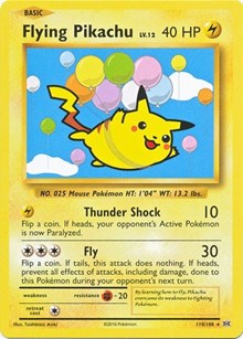 Flying Pikachu [XY - Evolutions]