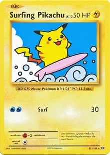 Surfing Pikachu [XY - Evolutions]
