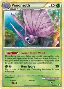 Venomoth (HGSS Triumphant) [Deck Exclusives]