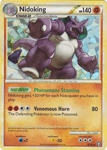 Nidoking (HGSS Triumphant - Cracked Ice Holo) [Deck Exclusives]
