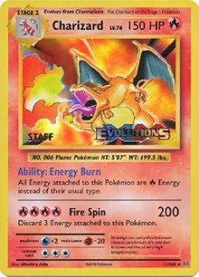 Charizard (XY Evolutions Staff Prerelease) [XY Promos]