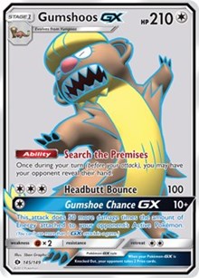 Gumshoos GX (Full Art) [SM Base Set]