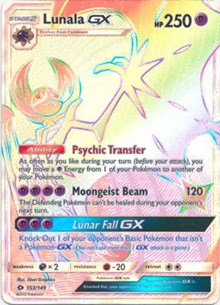 Lunala GX (Secret) [SM Base Set]
