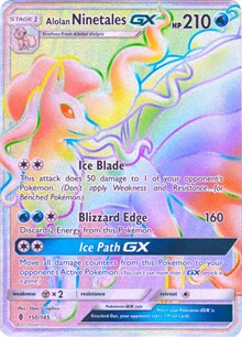 Alolan Ninetales GX (Secret) [SM - Guardians Rising]