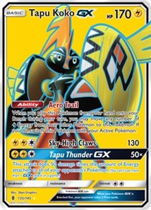 Tapu Koko GX (Full Art) [SM - Guardians Rising]
