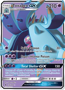 Toxapex GX (Full Art) [SM - Guardians Rising]