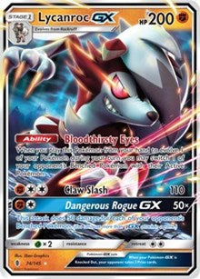 Lycanroc GX [SM - Guardians Rising]