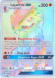 Lycanroc GX (Secret) [SM - Guardians Rising]