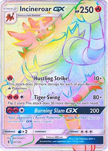 Incineroar GX (Secret) [SM - Guardians Rising]
