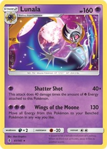 Lunala (SM Guardians Rising) [Deck Exclusives]