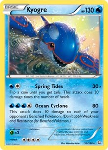 Kyogre (XY Primal Clash) [Deck Exclusives]