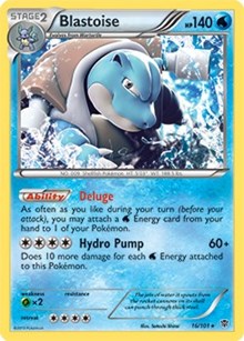 Blastoise (BW Plasma Blast) [Deck Exclusives]