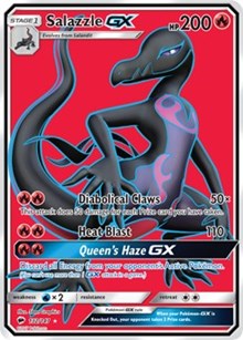 Salazzle GX (Full Art) [SM - Burning Shadows]