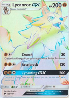 Lycanroc GX (Secret) [SM - Burning Shadows]