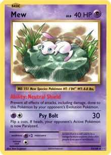 Mew (XY Evolutions) [Deck Exclusives]