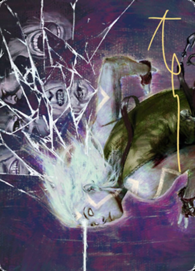 Anticognition Art Card (Gold-Stamped Signature) [Art Series: Zendikar Rising]