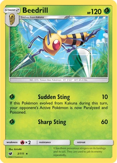 Beedrill [SM - Crimson Invasion]