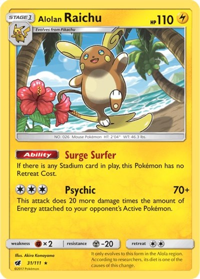 Alolan Raichu [SM - Crimson Invasion]