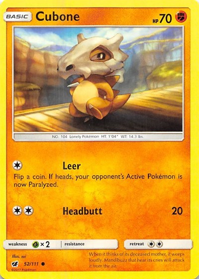 Cubone [SM - Crimson Invasion]