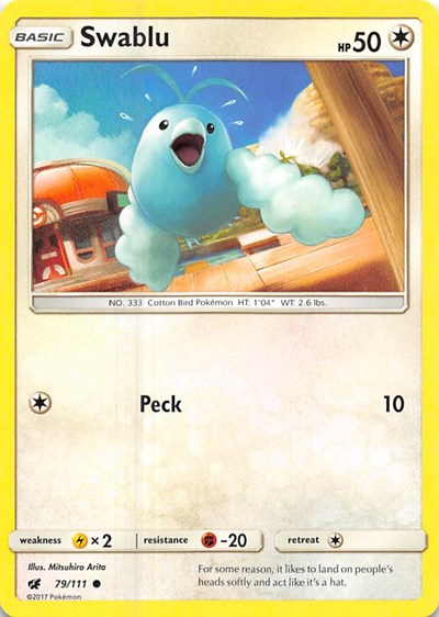 Swablu [SM - Crimson Invasion]