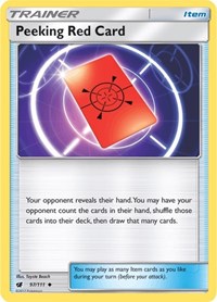 Peeking Red Card [SM - Crimson Invasion]