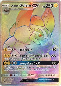 Alolan Golem GX (Secret) [SM - Crimson Invasion]