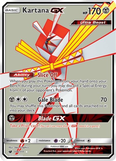 Kartana GX (Full Art) [SM - Crimson Invasion]