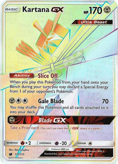Kartana GX (Secret) [SM - Crimson Invasion]