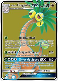 Alolan Exeggutor GX (Full Art) [SM - Crimson Invasion]