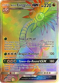 Alolan Exeggutor GX (Secret) [SM - Crimson Invasion]