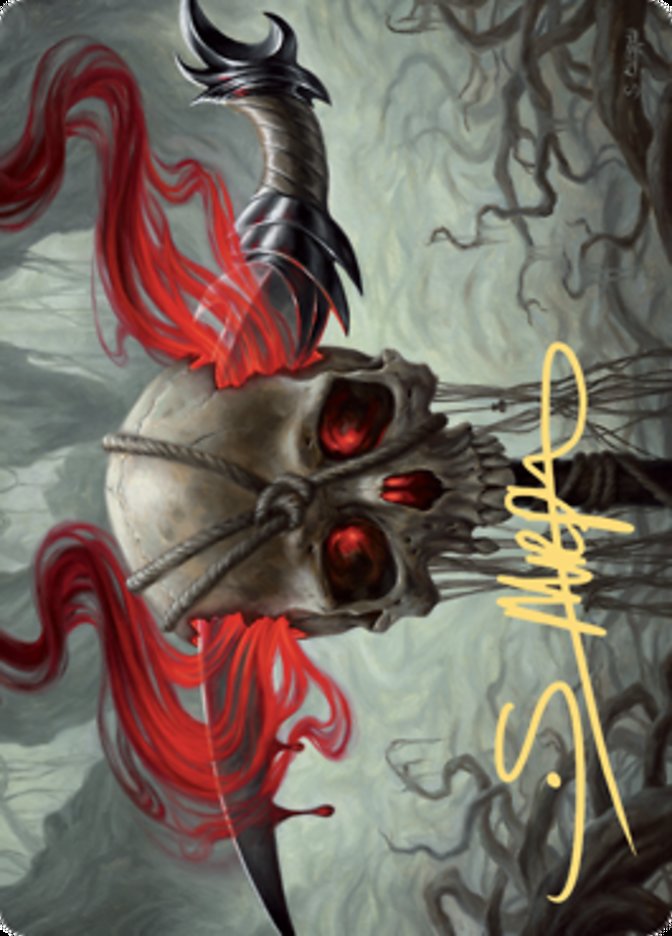 Mind Carver Art Card (Gold-Stamped Signature) [Art Series: Zendikar Rising]