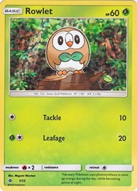 Rowlet [McDonald's Promos 2017]