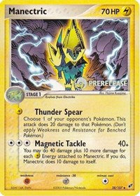 Manectric (EX Deoxys) (Prerelease Promo) [Nintendo Promos]