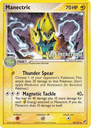 Manectric (EX Deoxys) (Prerelease Promo) [Nintendo Promos]